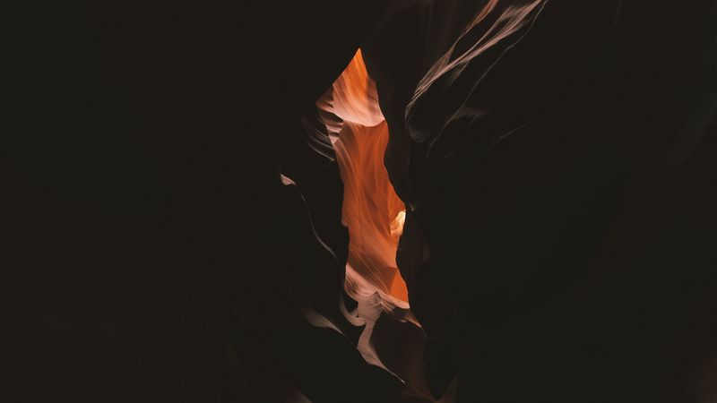 cave, dark, gorge, canyon, rock, 4k