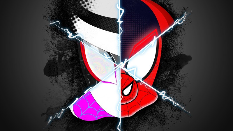 spiderman into the spider verse, spiderman, movies, hd, 4k, superheroes, artwork, artist, digital art, behance