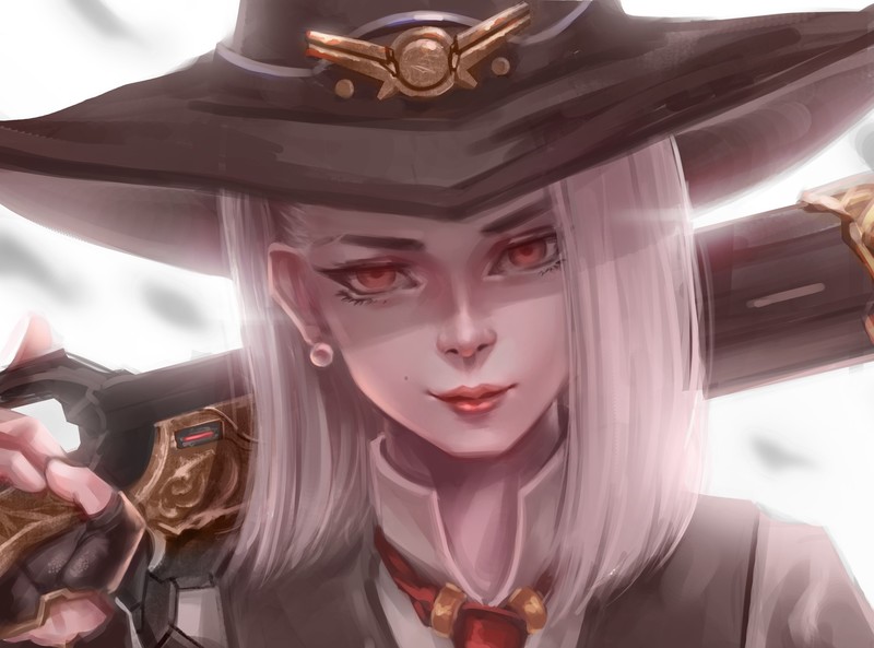 ashe overwatch, overwatch, games, hd, artist, artwork, digital art
