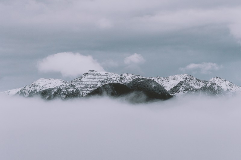 mountains, clouds, nature, hd, 4k