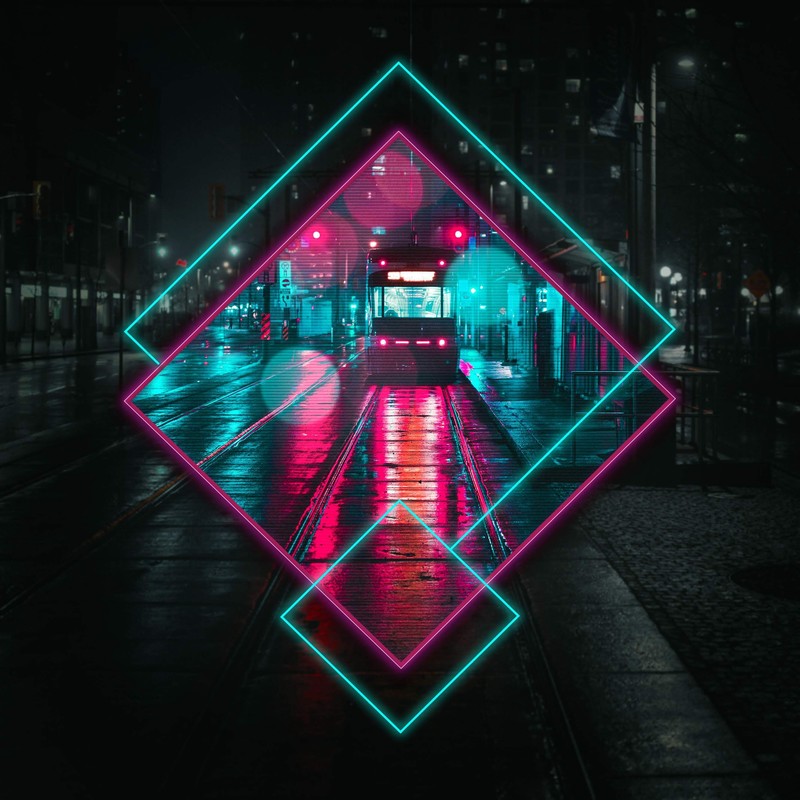 tram, artist, artwork, digital art, hd