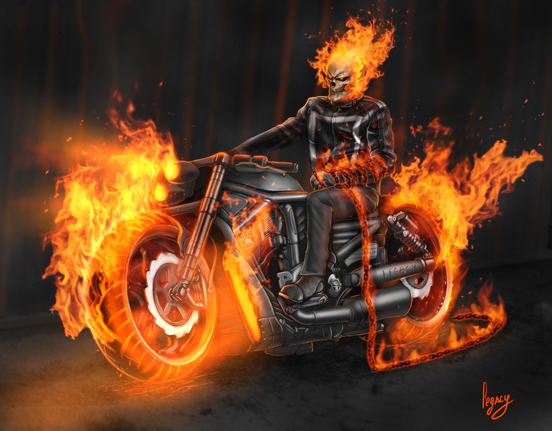 ghost rider, superheroes, hd, artwork, digital art, artist, artstation