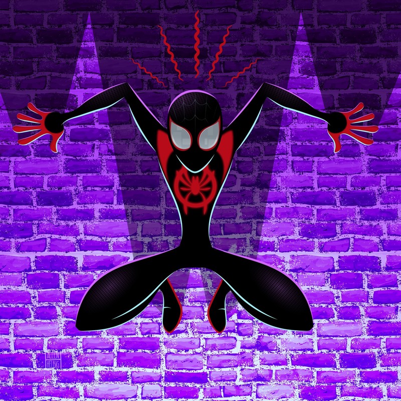 spiderman into the spider verse, spiderman, hd, superheroes, artwork, artist, digital art