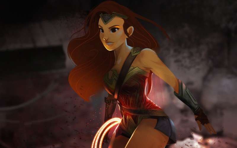 wonder woman, hd, 4k, superheroes, artist, artwork, behance, digital art