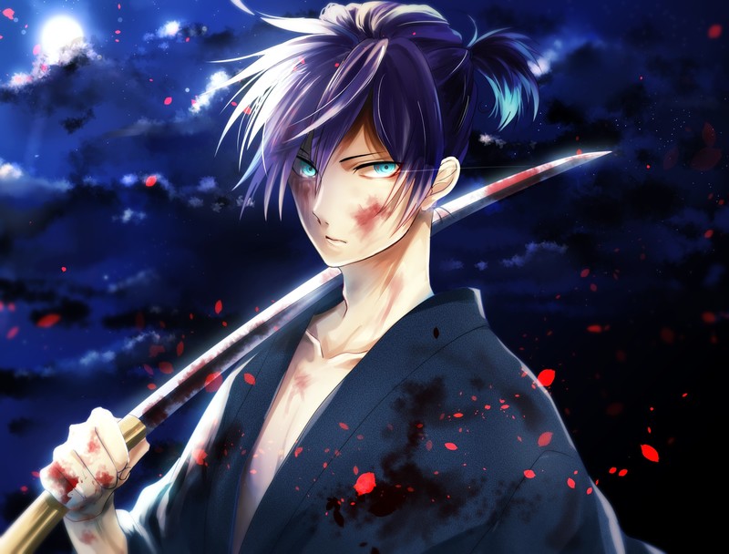 anime boy, anime, hd