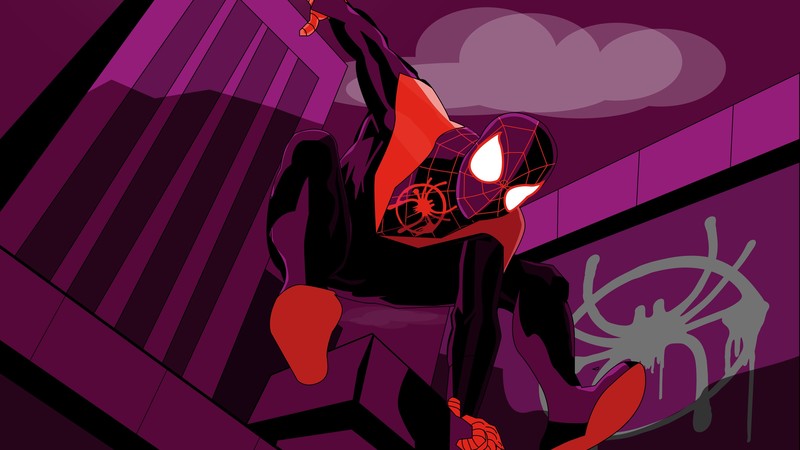spiderman into the spider verse, hd, 4k, 5k, spiderman, superheroes, artwork, artist, digital art