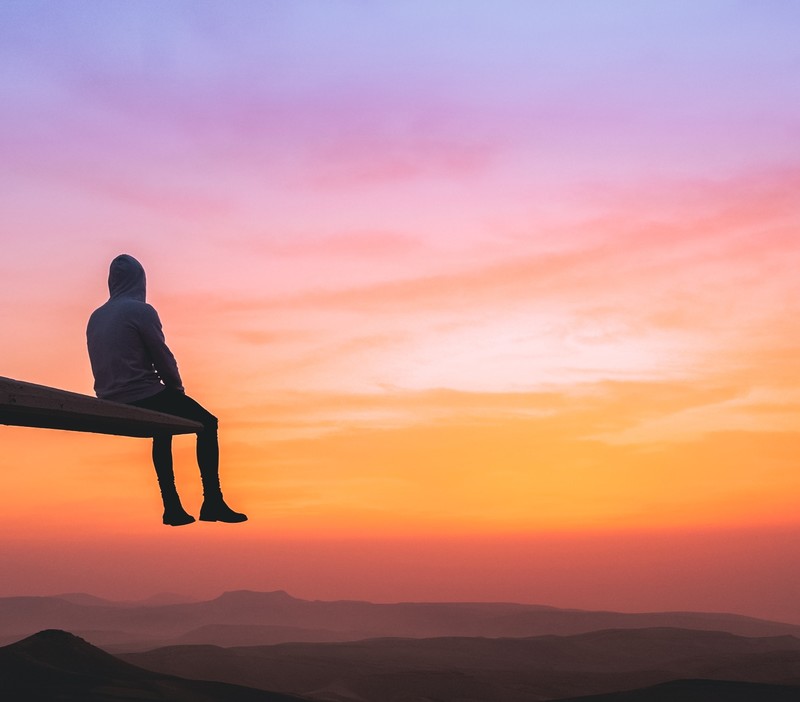 man, photography, hd, sunset, hoodie, alone