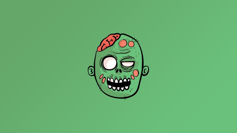 zombie, minimalism, artist, artwork, digital art