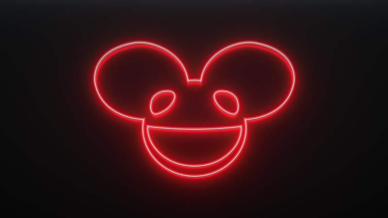 deadmau5, music, dj, hd, neon, logo, 4k