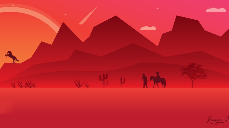 red dead redemption 2, 4k, 2018 games, games, hd, ps games, minimalism, minimalist, horse