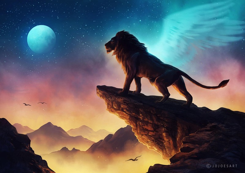 lion, animals, artist, artwork, digital art, hd, deviantart