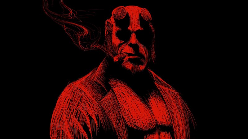 hellboy, superheroes, hd, artwork, deviantart, digital art