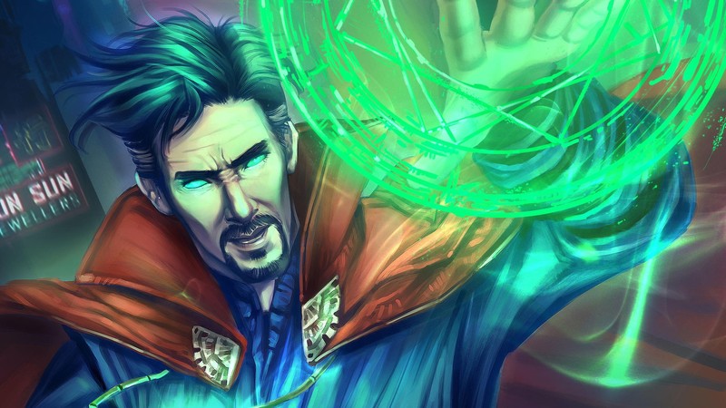 doctor strange, artist, digital art, deviantart, artwork, hd