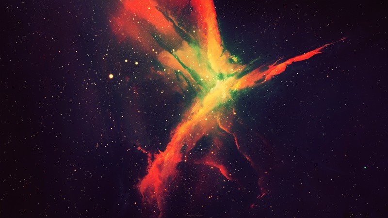 nebula, galaxy, digital universe, space, hd, 4k