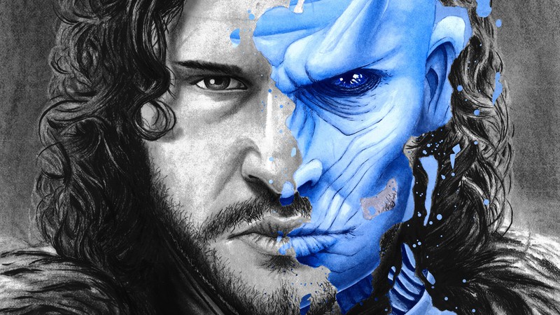 white walkers, game of thrones season 8, tv shows, hd, artist, artwork, digital art, 4k, 5k, jon snow