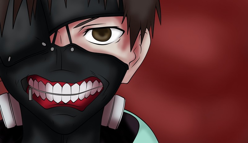 tokyo ghoul, ken kaneki, anime, artist, artwork, digital art, hd, deviantart