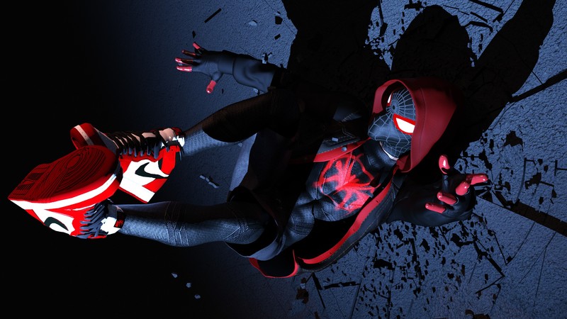 spiderman into the spider verse, spiderman, hd, superheroes, artwork, artist, digital art, 4k