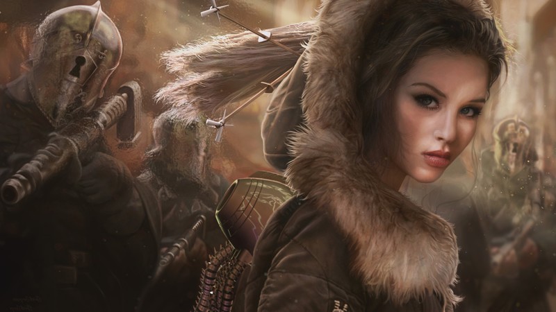 fantasy girls, artist, artwork, digital art, hd, 4k, 5k, artstation