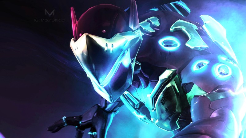 genji overwatch, iron man, superheroes, games, hd, artist, artwork, digital art, 4k