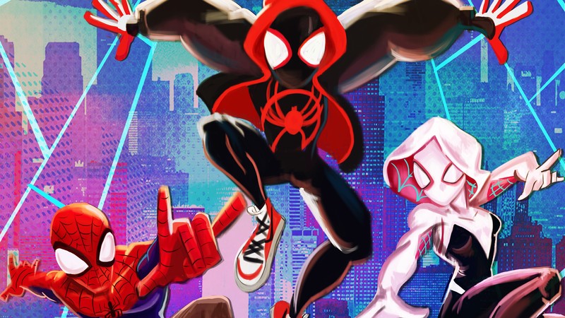 spiderman into the spider verse, gwen stacy, 2018 movies, movies ...