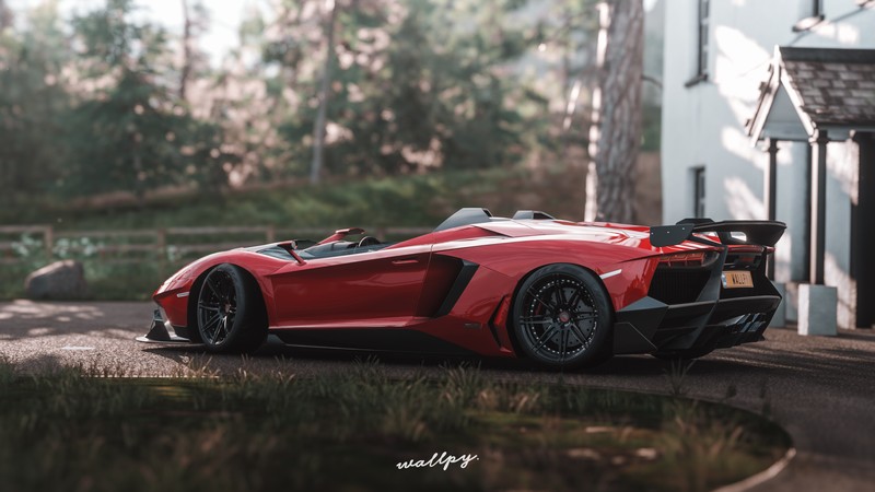 forza horizon 4, lamborghini aventador, lamborghini, 2018 cars, cars, games, hd, 4k, 2018 games