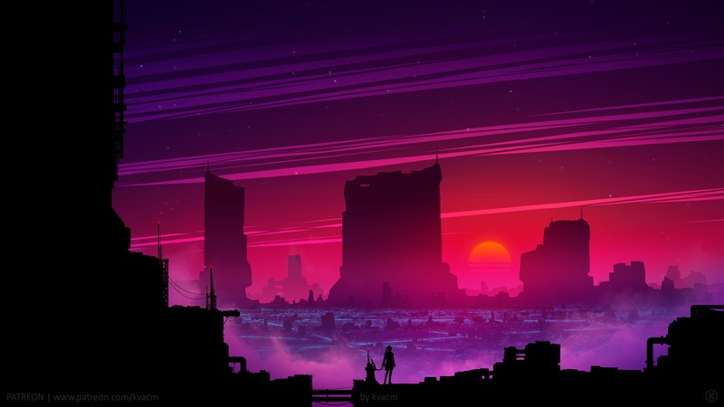 synthwave, retrowave, artist, artwork, digital art, hd, 4k, 5k, scifi, future, deviantart