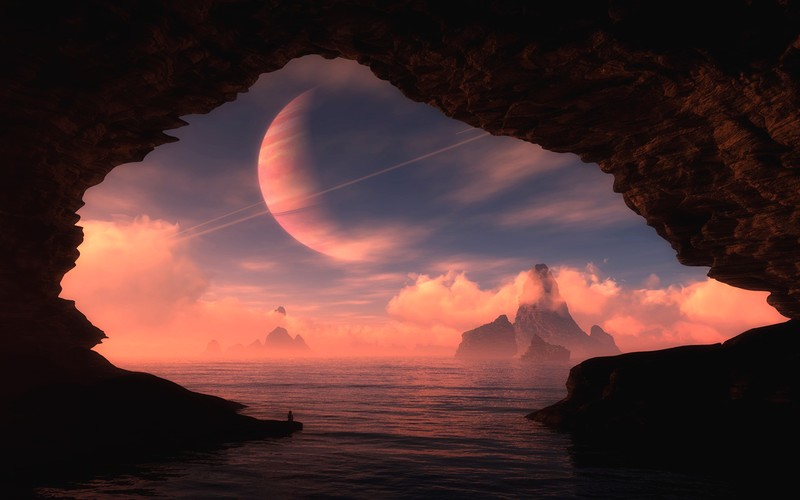 planet, scifi, artist, artwork, digital art, hd