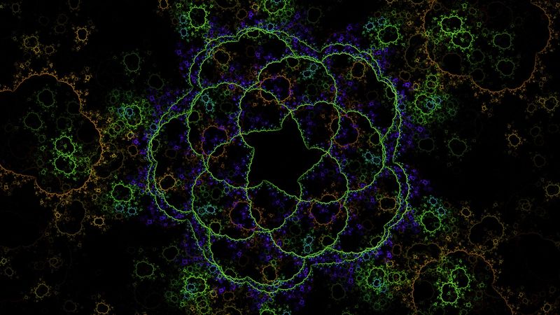 fractal, tangled, abstraction, pattern, digital, 4k