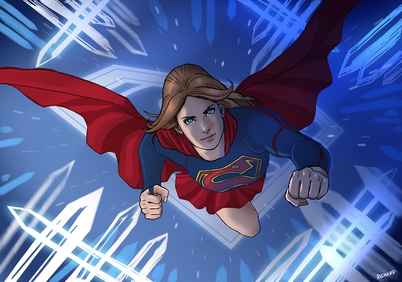 supergirl, hd, artwork, superheroes, digital art, deviantart