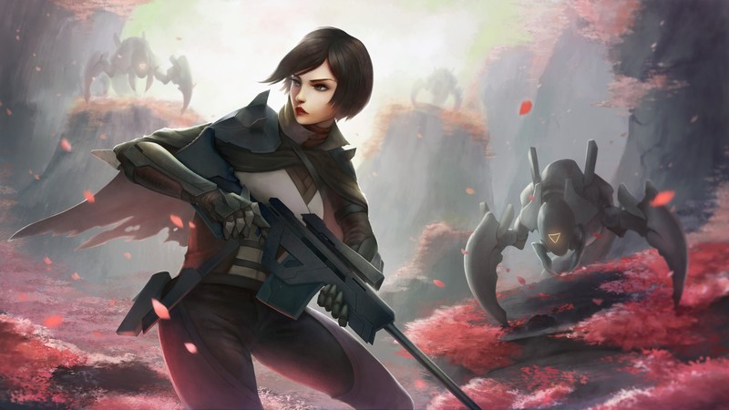 warrior, sniper, artist, artwork, digital art, hd, 4k, deviantart
