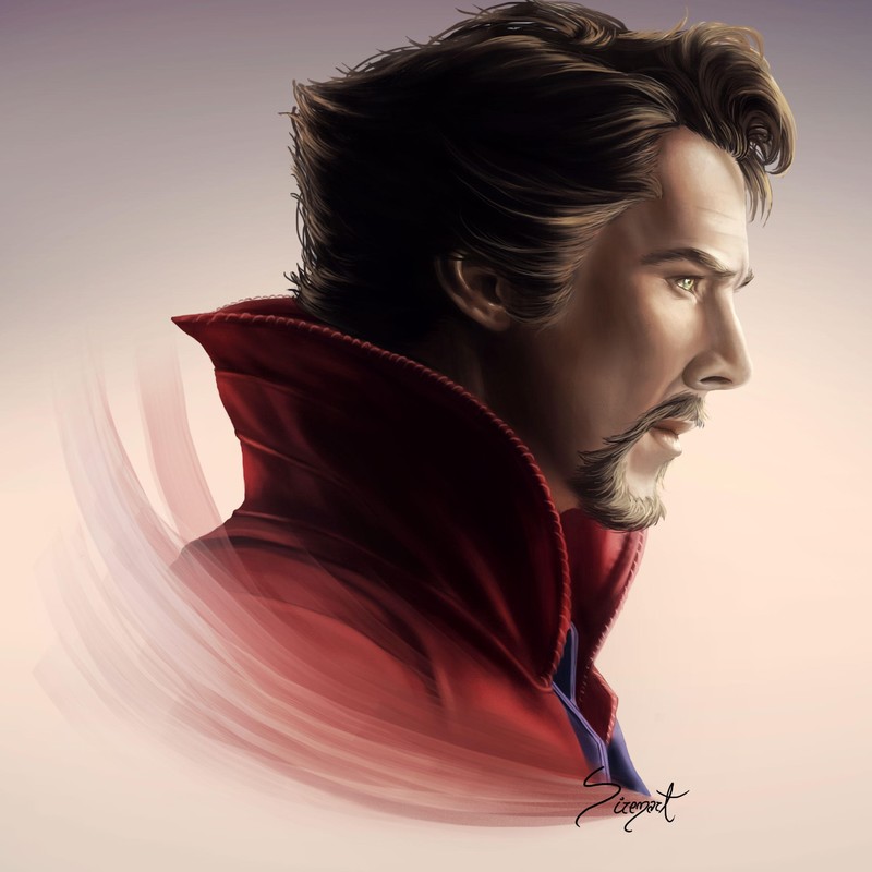 doctor strange, artist, digital art, deviantart, artwork, hd, superheroes