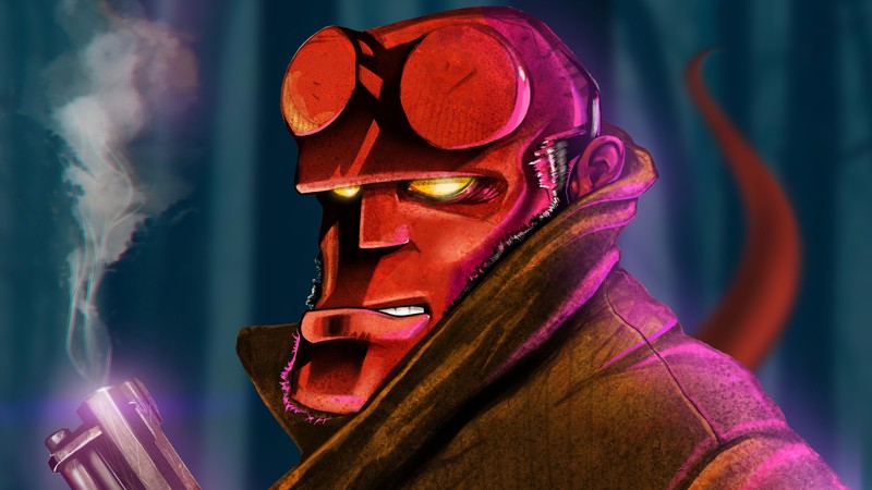 hellboy, superheroes, hd, 4k, 5k, 8k, artwork