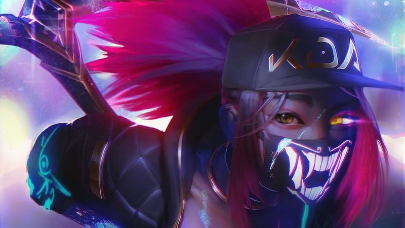 akali league of legends, league of legends, games, hd, artist, artwork, digital art, deviantart