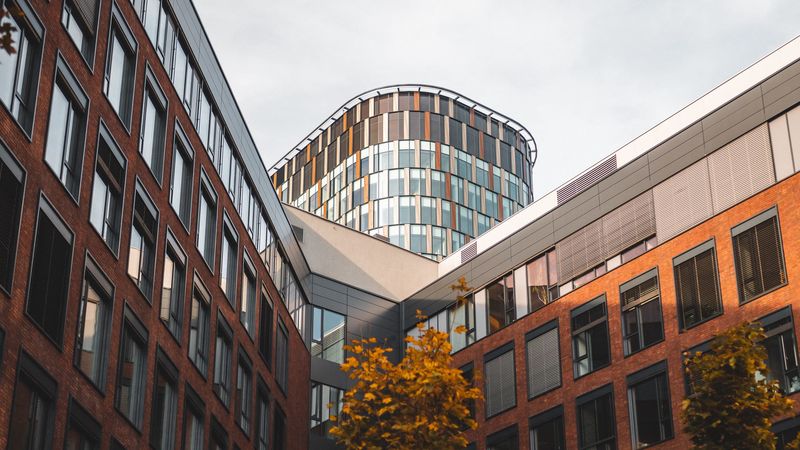 building, facade, architecture, urban, city, 4k