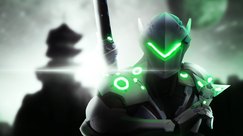 genji overwatch, overwatch, games, artwork, hd, artist, digital art, behance