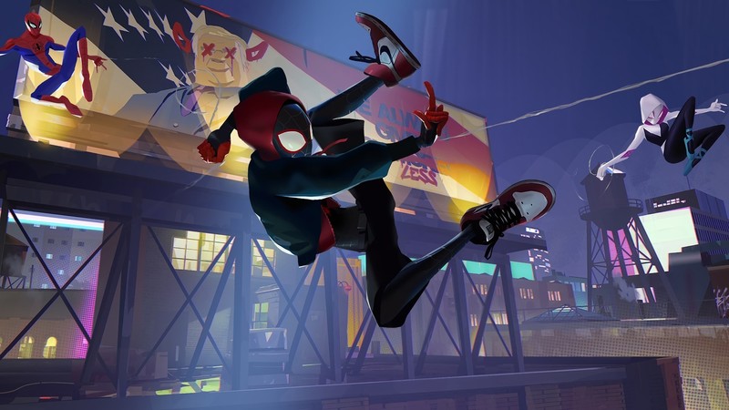 spiderman into the spider verse, 2018 movies, movies, spiderman, animated movies, hd, 4k