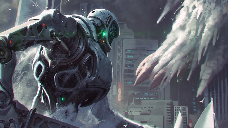 pacific rim uprising, hd, artwork, digital art, behance