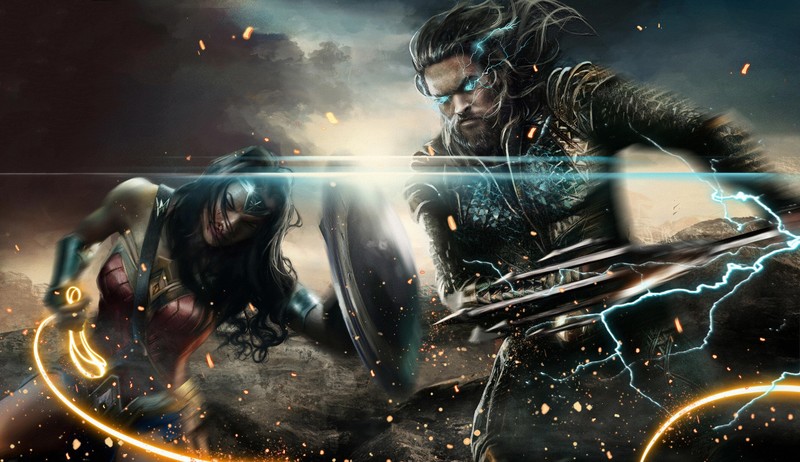 wonder woman, aquaman, hd, superheroes, artist, artwork, digital art, deviantart