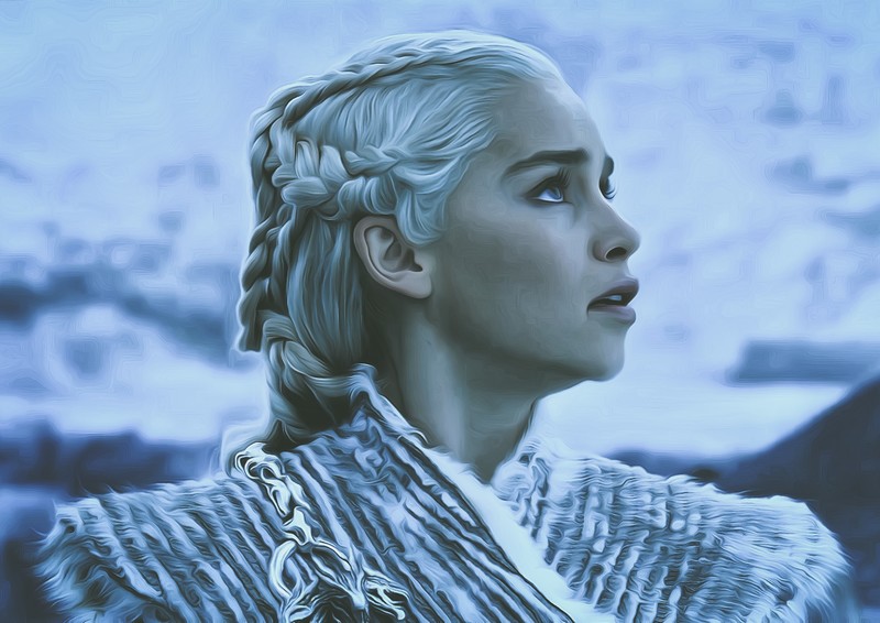 game of thrones season 8, daenerys targaryen, game of thrones, tv shows, hd, artist, artwork, 4k, deviantart