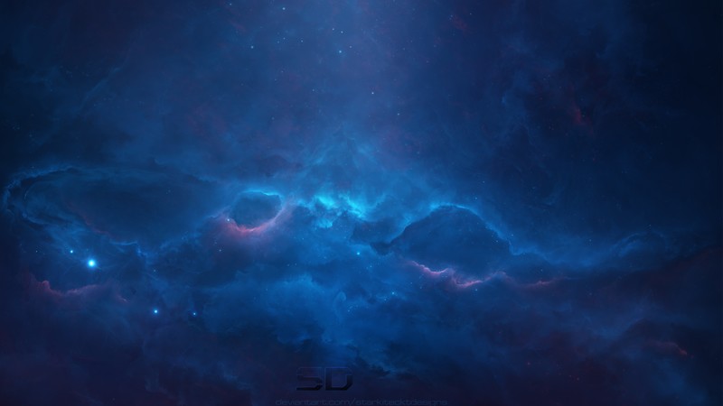 nebula, digital universe, hd, artist, artwork, digital art, deviantart, 4k