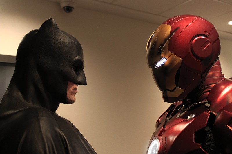 iron man, batman, hd, 4k, 5k, cosplay, superheroes, deviantart, artwork, artist