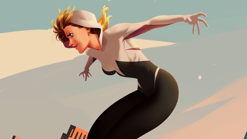 hd, 4k, superheroes, artwork, gwen stacy, digital art, art, deviantart