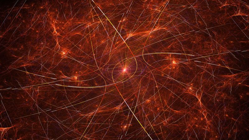 lines, tangled, glare, fractal, abstraction, 4k