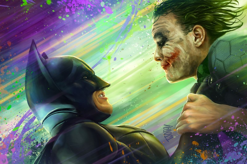 batman, joker, superheroes, hd, 4k, artwork, digital art, art, deviantart