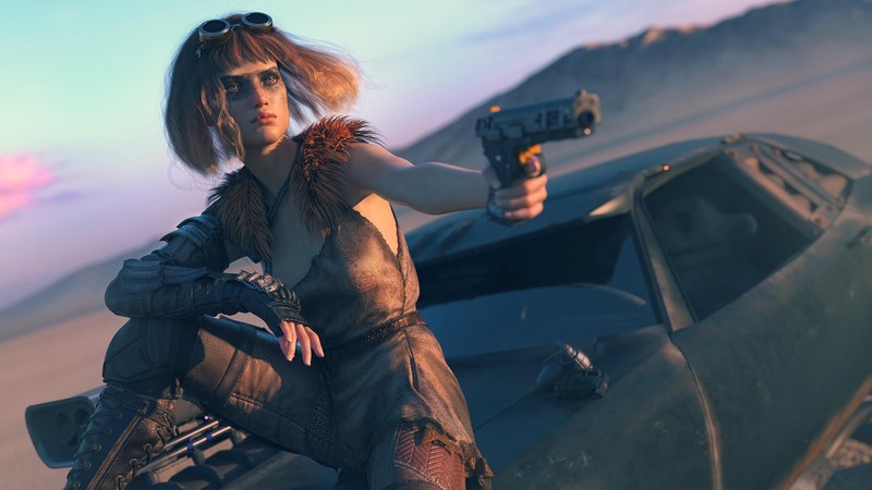 fantasy girls, artist, artwork, digital art, hd, mad max