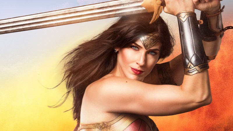 wonder woman, cosplay, superheroes, hd, 4k