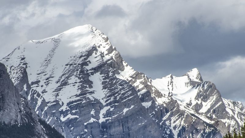 mountains, road, forest, snow, snowy, 4k