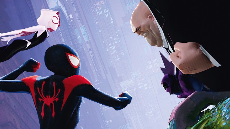 spiderman into the spider verse, 2018 movies, movies, spiderman, animated movies, hd, poster