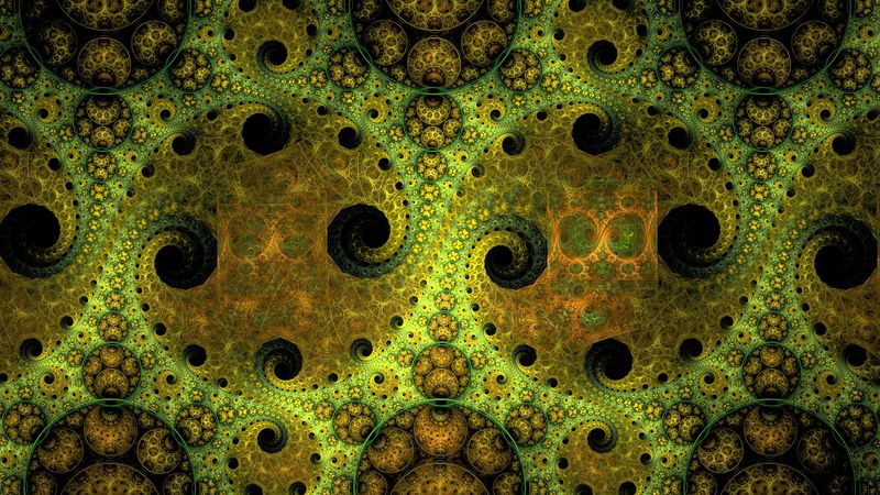 fractal, pattern, abstraction, swirling, tangled, 4k