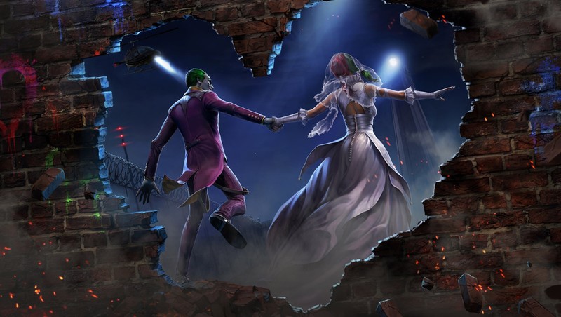 harley quinn, artwork, hd, superheroes, deviantart, joker